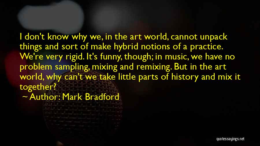 Art History Funny Quotes By Mark Bradford
