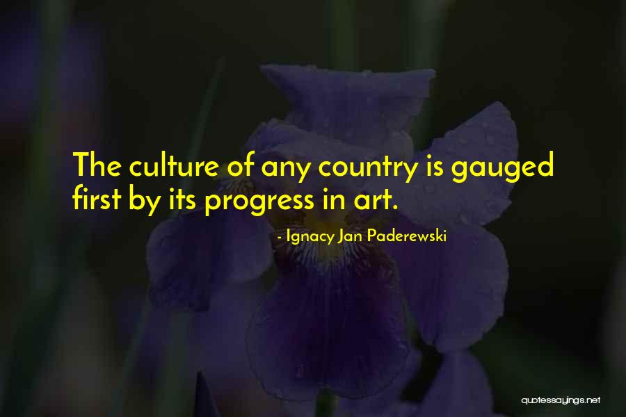 Art In Culture Quotes By Ignacy Jan Paderewski Art In Culture Quotes By Ignacy Jan Paderewski