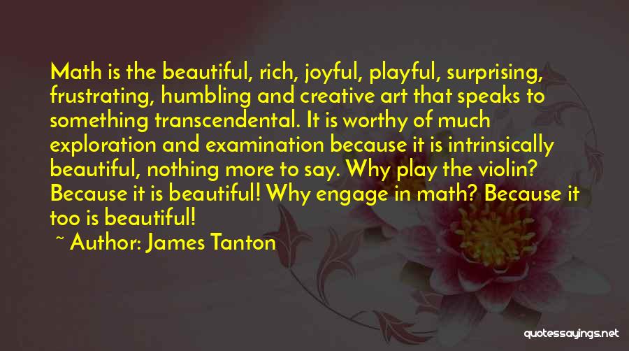 Art In Education Quotes By James Tanton