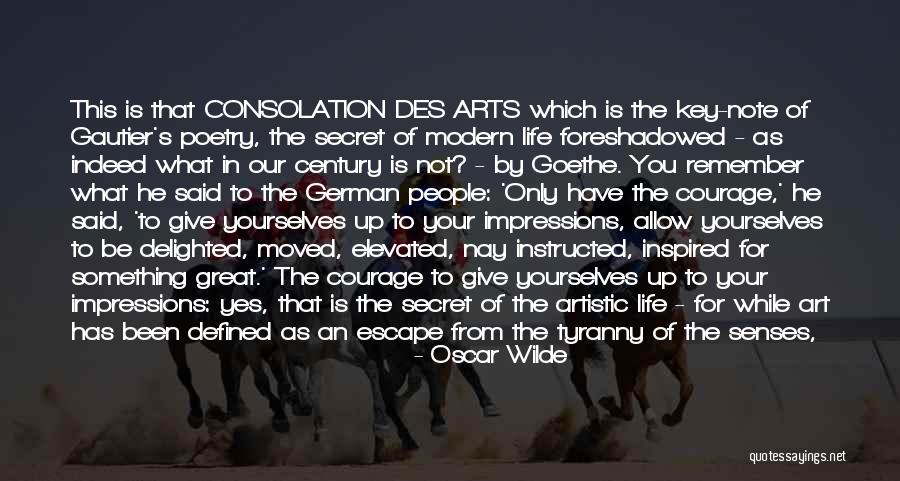 Art In Nature Quotes By Oscar Wilde