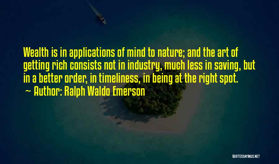 Art In Nature Quotes By Ralph Waldo Emerson