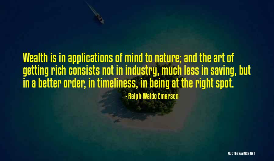 Art In Nature Quotes By Ralph Waldo Emerson