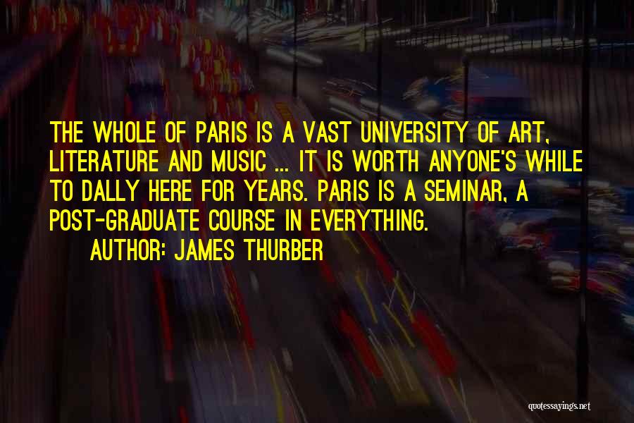 Art In Paris Quotes By James Thurber