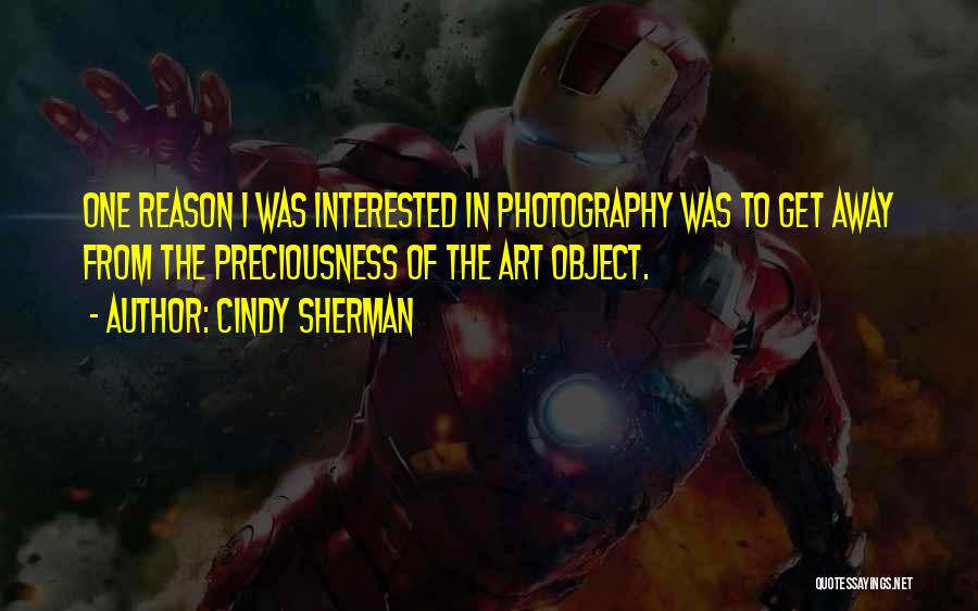 Art In Photography Quotes By Cindy Sherman
