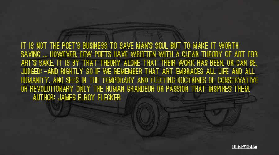 Art Inspires Quotes By James Elroy Flecker