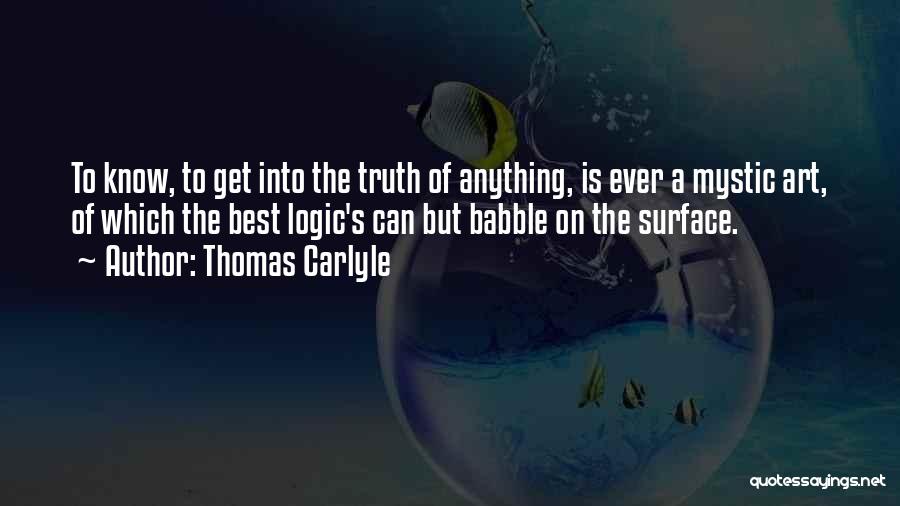 Art Is Anything Quotes By Thomas Carlyle