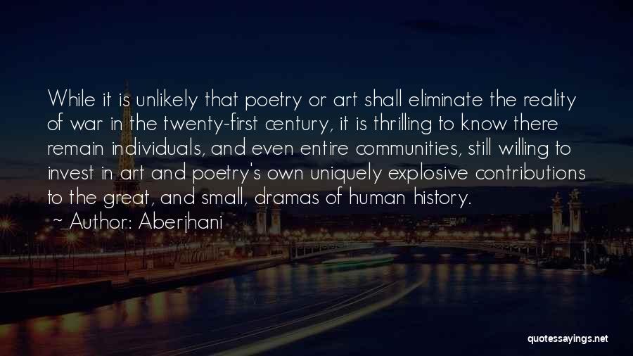 Art Is History Quotes By Aberjhani