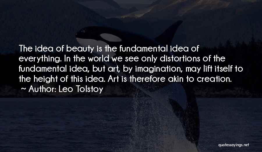 Art Is Imagination Quotes By Leo Tolstoy