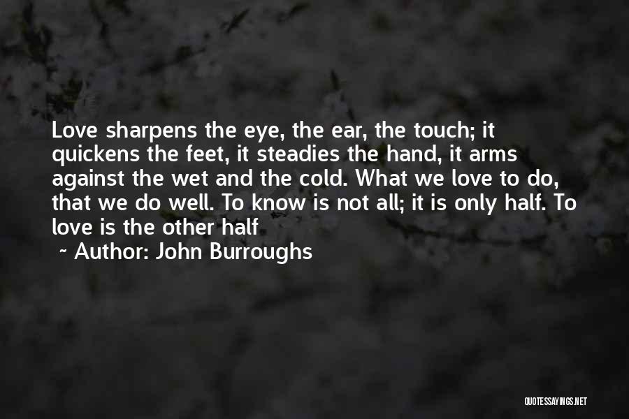 Art Is Love Quotes By John Burroughs