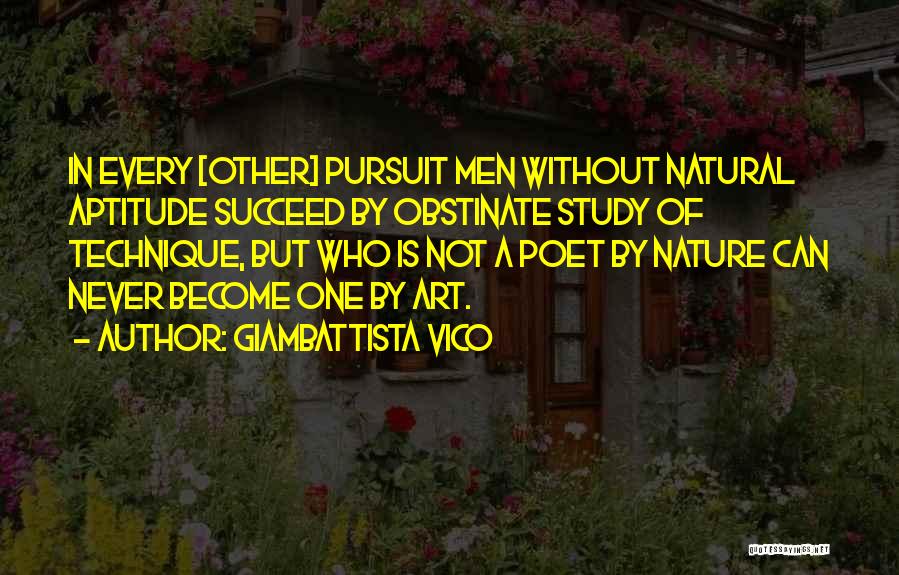 Art Is Nature Quotes By Giambattista Vico