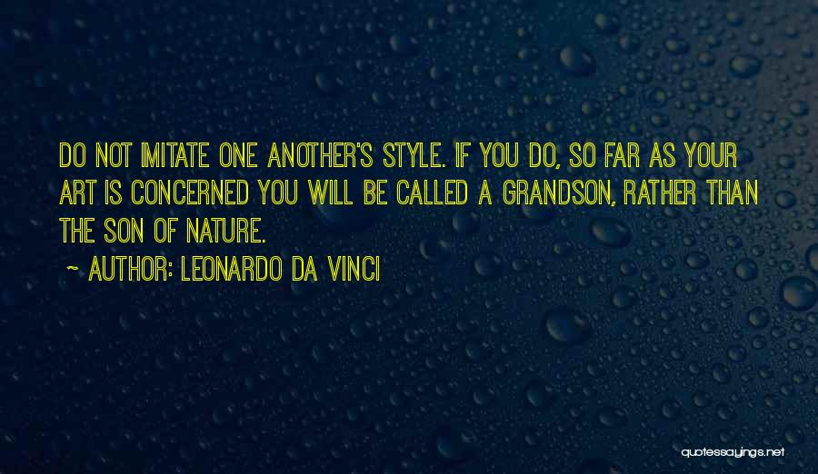 Art Is Nature Quotes By Leonardo Da Vinci