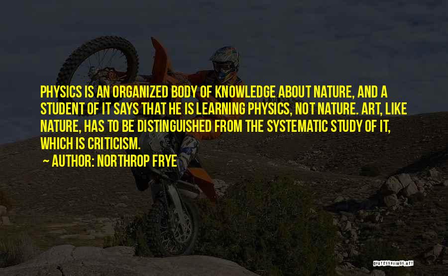 Art Is Nature Quotes By Northrop Frye