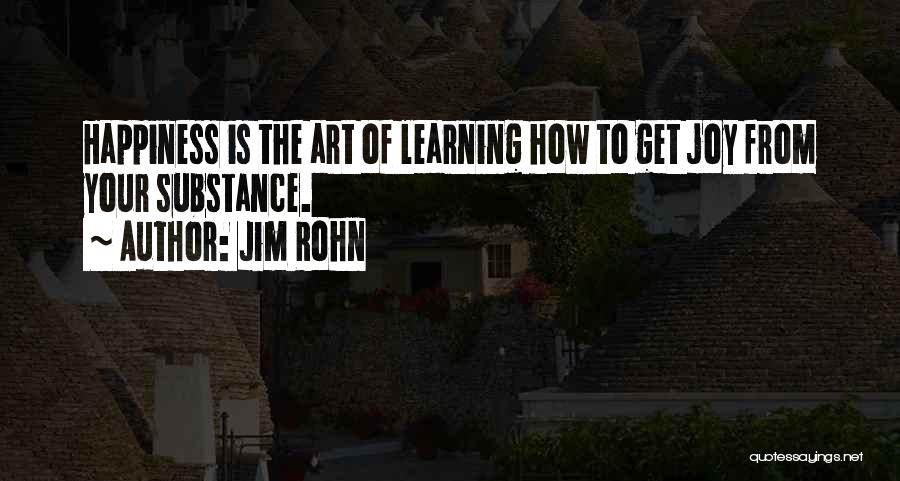 Art Learning Quotes By Jim Rohn