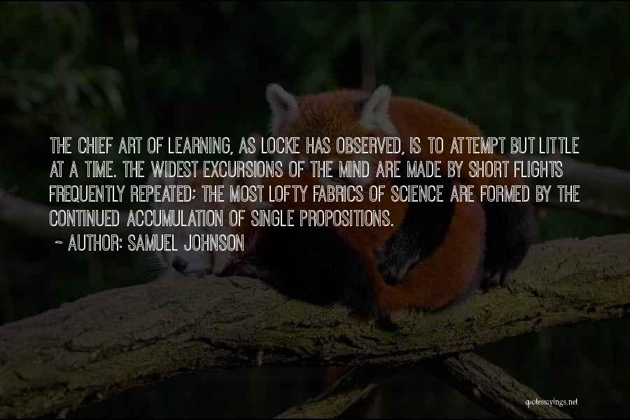 Art Learning Quotes By Samuel Johnson