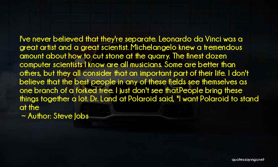 Art Leonardo Da Vinci Quotes By Steve Jobs