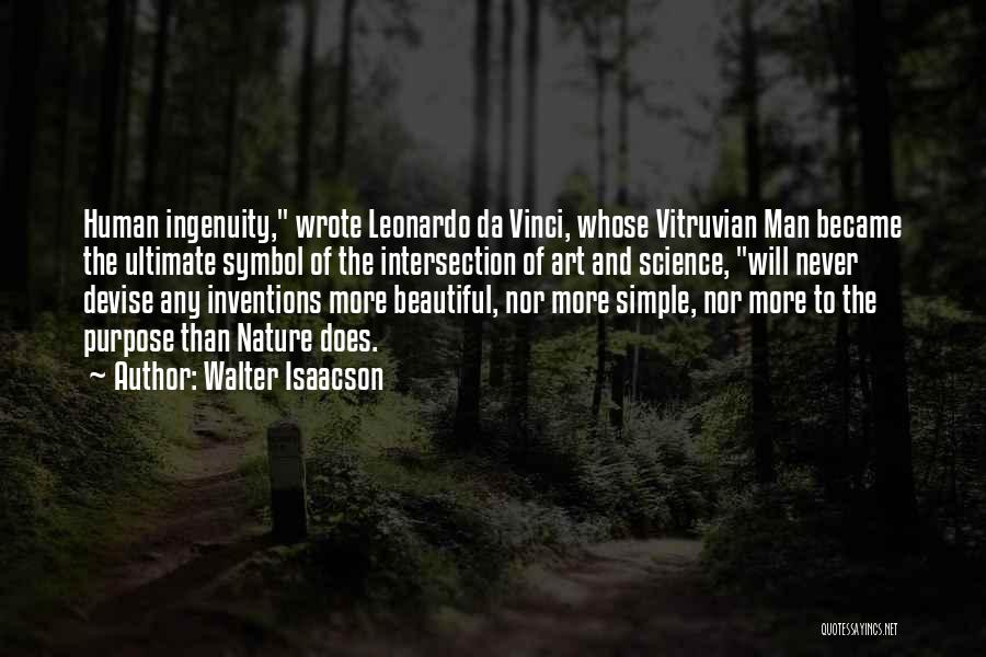 Art Leonardo Da Vinci Quotes By Walter Isaacson