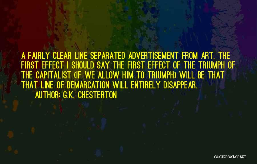 Art Line Quotes By G.K. Chesterton