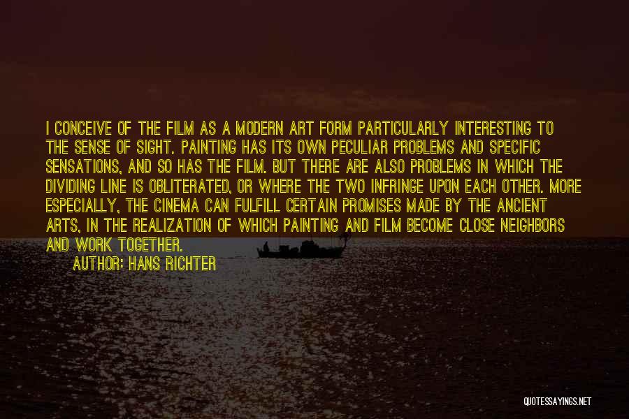 Art Line Quotes By Hans Richter