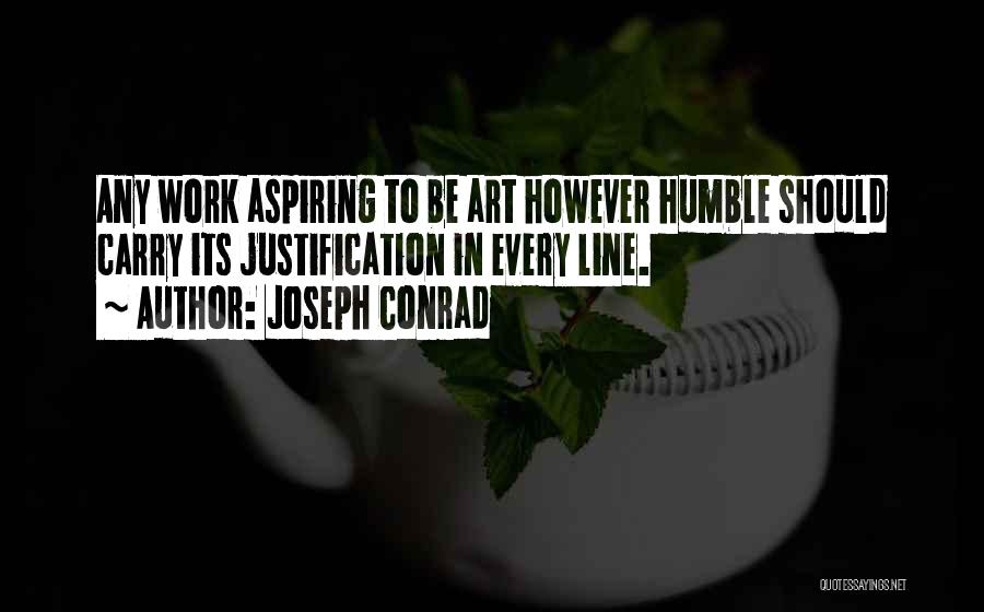 Art Line Quotes By Joseph Conrad