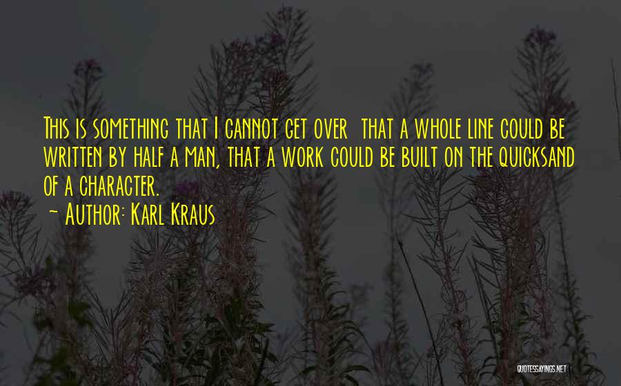 Art Line Quotes By Karl Kraus