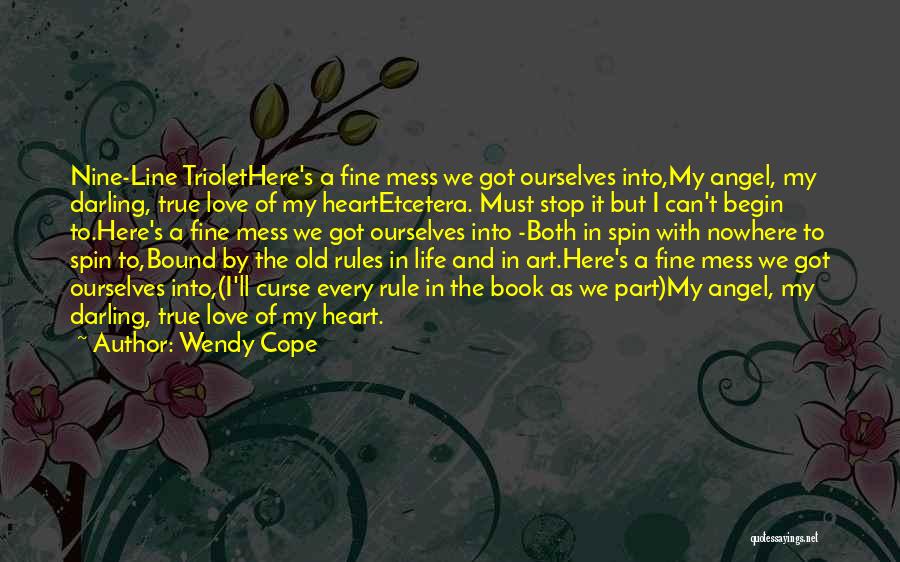 Art Line Quotes By Wendy Cope