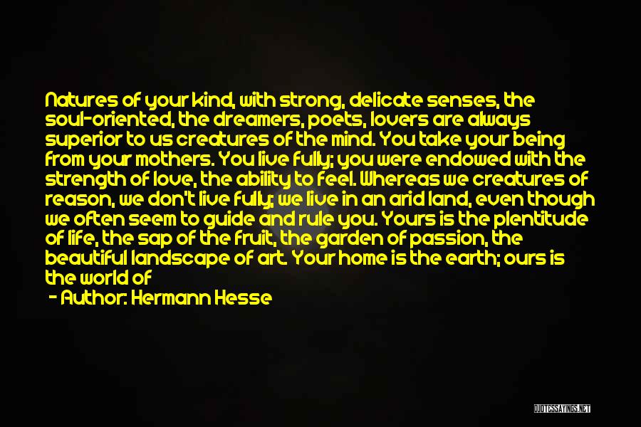 Art Lovers Quotes By Hermann Hesse