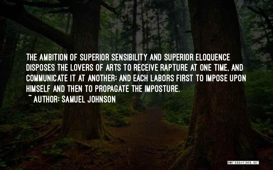 Art Lovers Quotes By Samuel Johnson