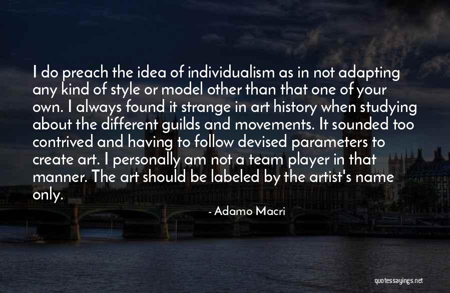 Art Movements Quotes By Adamo Macri