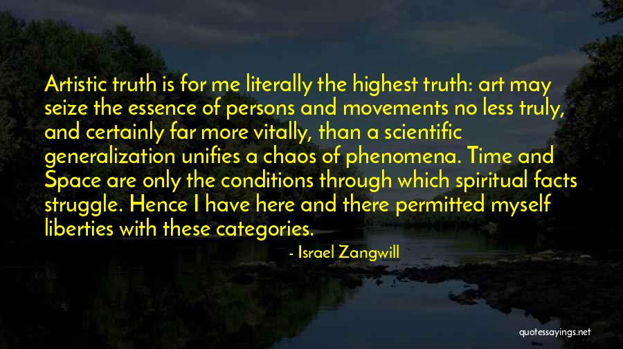 Art Movements Quotes By Israel Zangwill