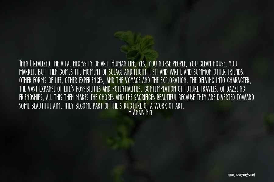 Art Necessity Quotes By Anais Nin