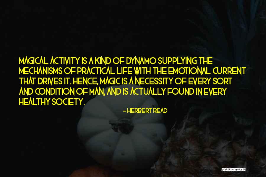 Art Necessity Quotes By Herbert Read