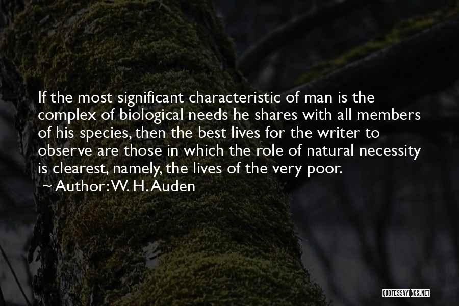 Art Necessity Quotes By W. H. Auden