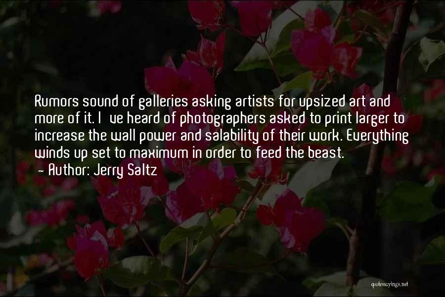 Art Of Asking Quotes By Jerry Saltz