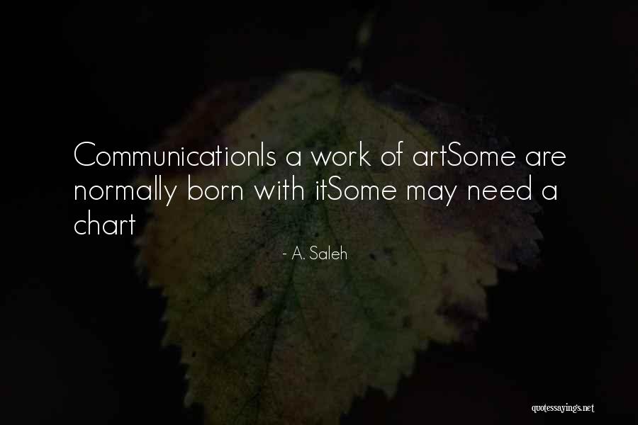 Art Of Communication Quotes By A. Saleh Art Of Communication Quotes By A. Saleh
