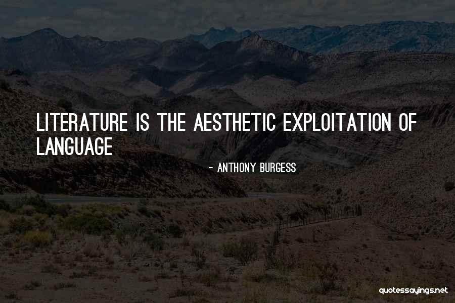 Art Of Literature Quotes By Anthony Burgess Art Of Literature Quotes By Anthony Burgess