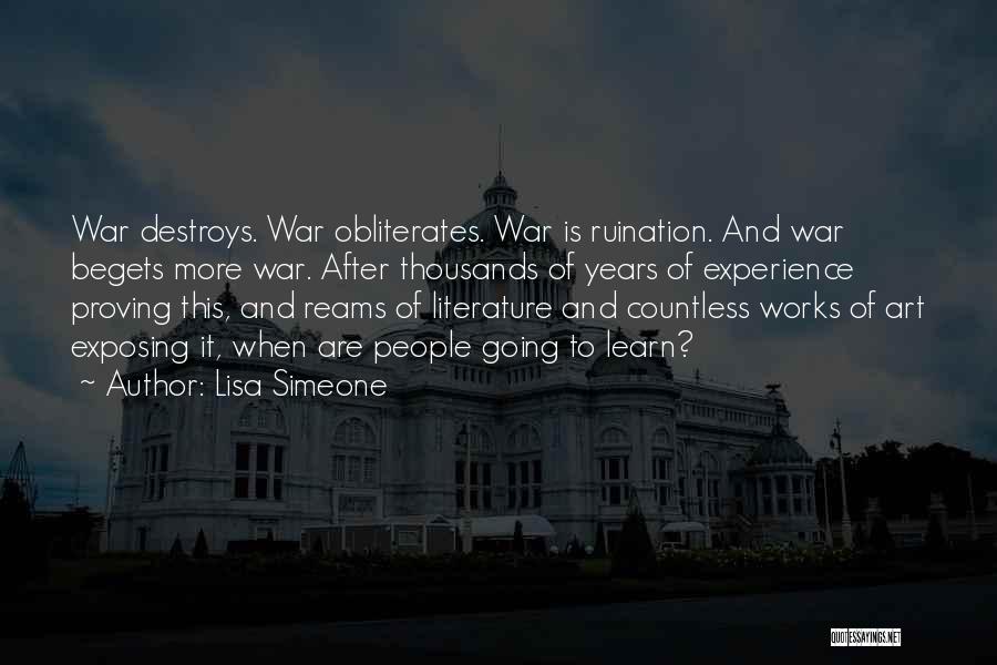 Art Of War 3 Quotes By Lisa Simeone