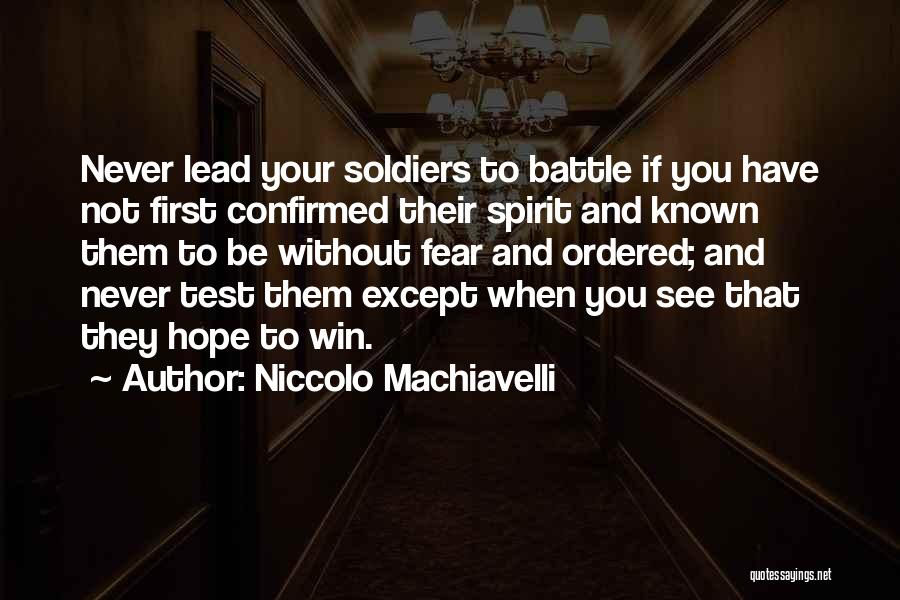 Art Of War Battle Quotes By Niccolo Machiavelli