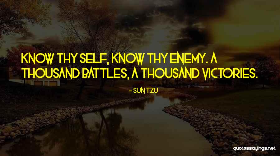 Art Of War Know Yourself Quotes By Sun Tzu