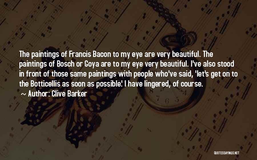 Art Paintings Quotes By Clive Barker