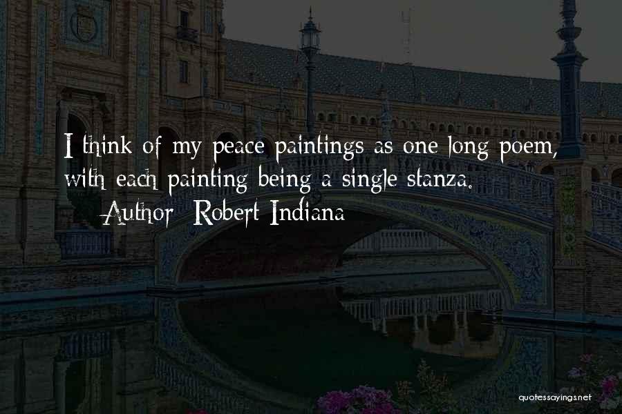 Art Paintings Quotes By Robert Indiana