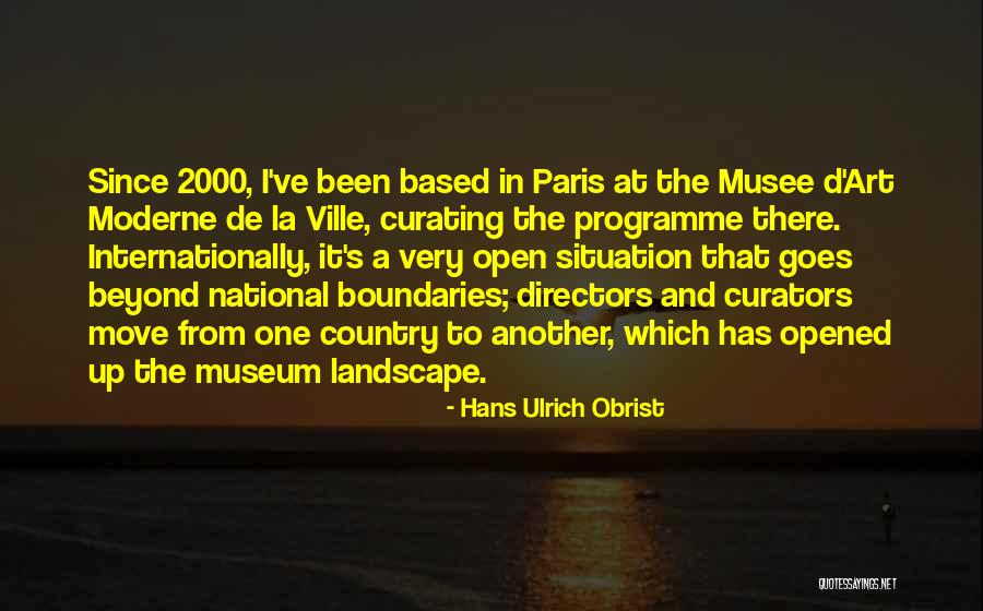 Art Paris Quotes By Hans Ulrich Obrist Art Paris Quotes By Hans Ulrich Obrist
