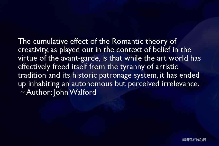 Art Patronage Quotes By John Walford