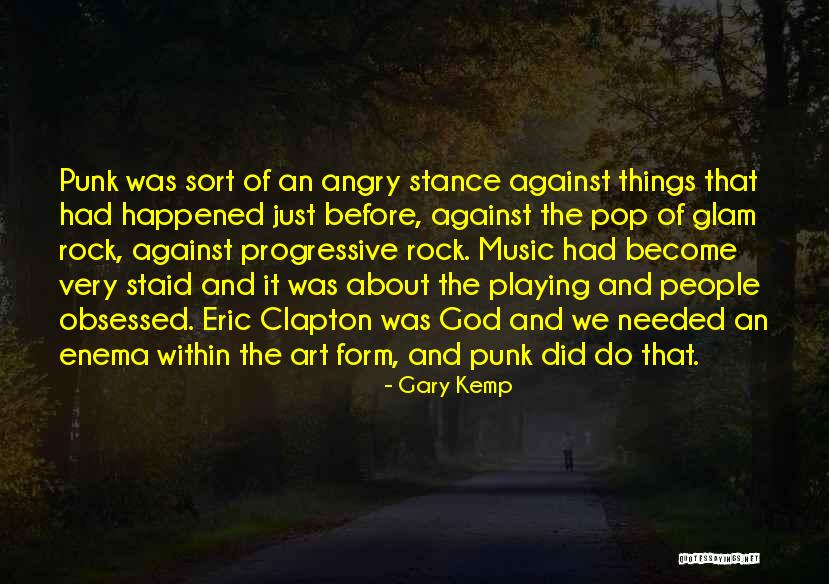 Art Rock Quotes By Gary Kemp Art Rock Quotes By Gary Kemp