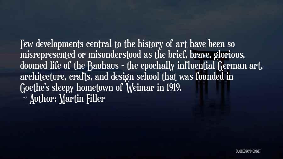 Art School Quotes By Martin Filler