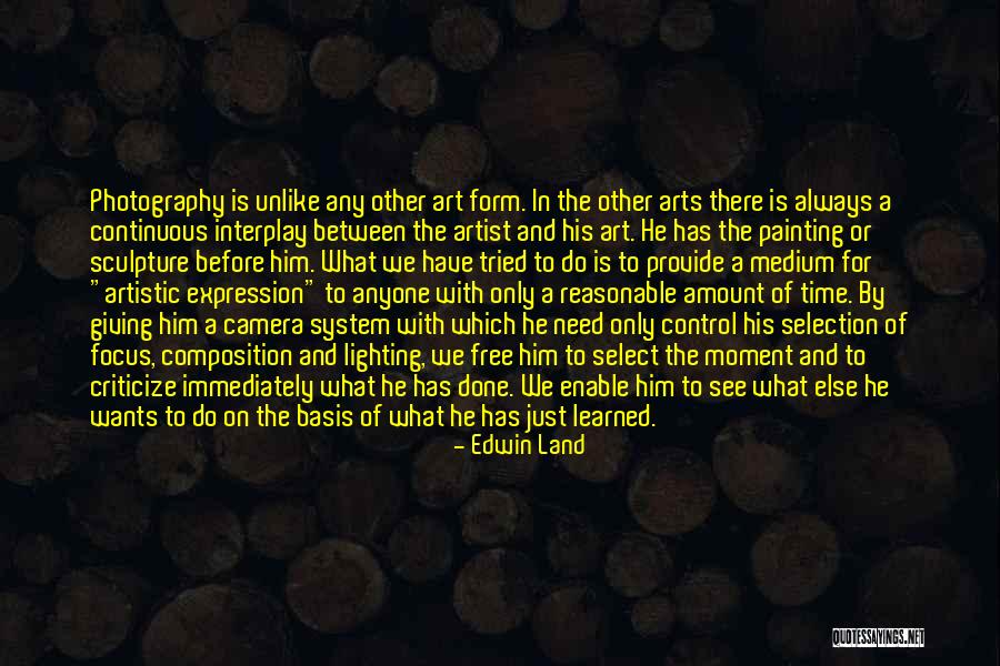 Art Sculpture Quotes By Edwin Land Art Sculpture Quotes By Edwin Land