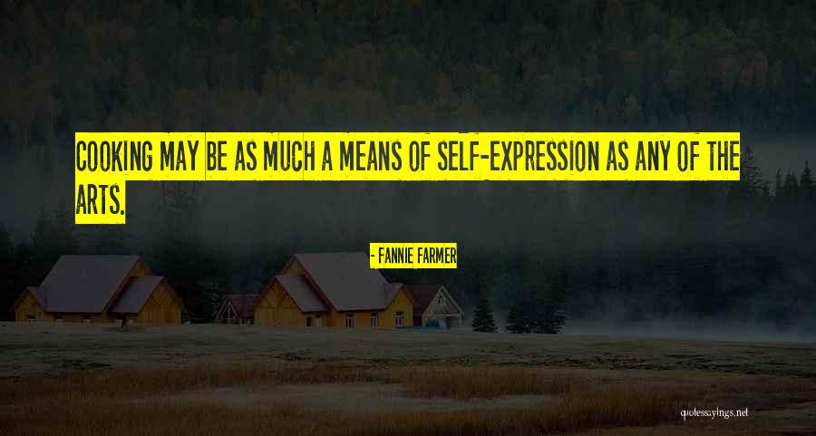 Art Self Expression Quotes By Fannie Farmer Art Self Expression Quotes By Fannie Farmer
