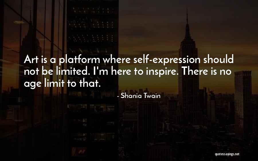 Art Self Expression Quotes By Shania Twain Art Self Expression Quotes By Shania Twain