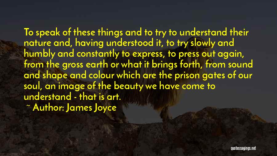 Art Speak Quotes By James Joyce