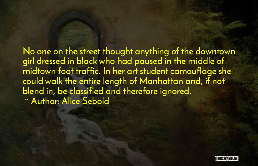 Art Street Quotes By Alice Sebold