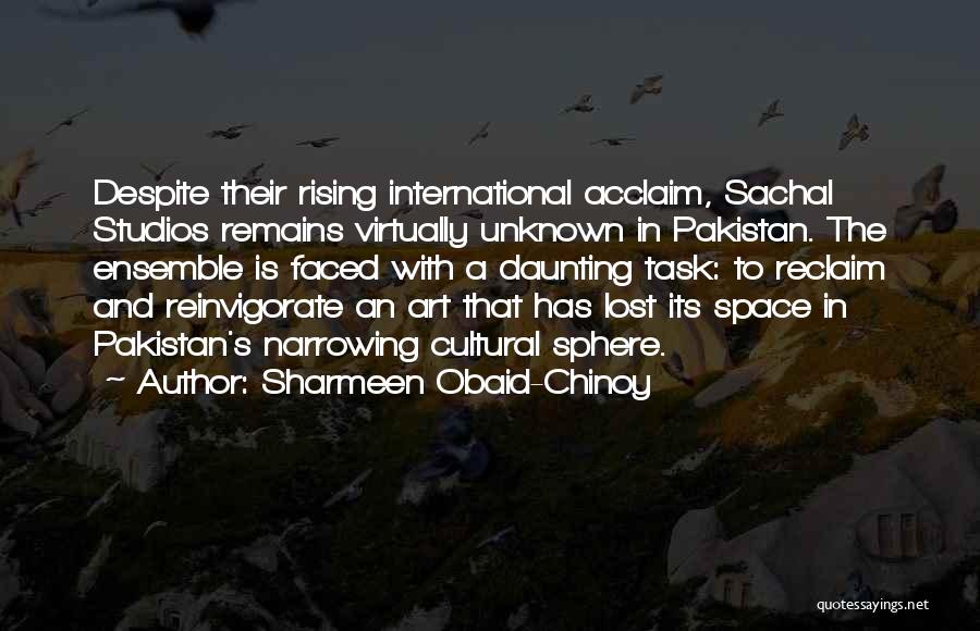 Art Studios Quotes By Sharmeen Obaid-Chinoy